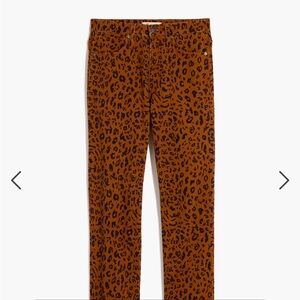 Madewell Stovepipe Printed Jeans